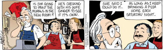 Funky Winkerbean strip, March 11, 2006